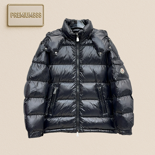 Moncler Back Bell Hooded Down Jacket
