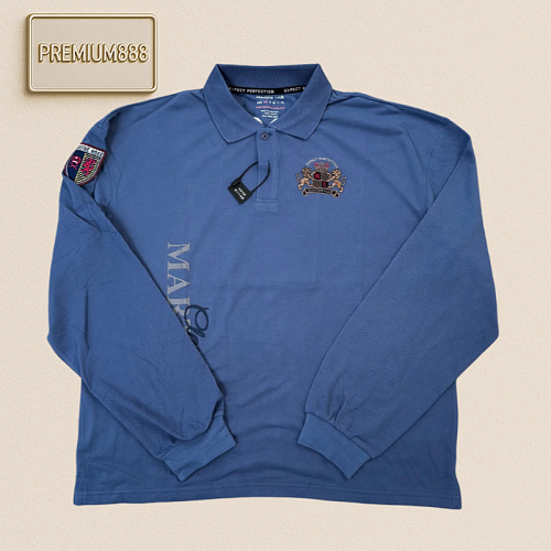 Product In Stock MR Emblem Patch Polo Long-sleeve
