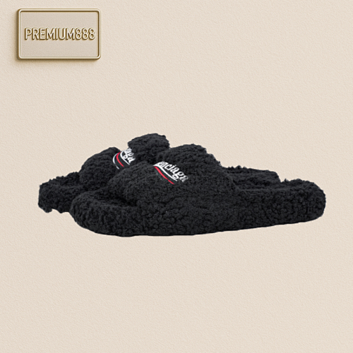 Balenciaga Furry Slippers