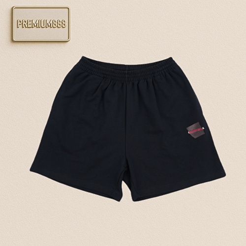 Balenciaga Balencia Ga Embroidered Laminated Shorts