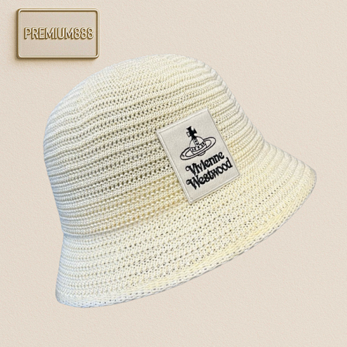 Vivienne Westwood Knitted Bucket Hat With Head Circumference 57cm