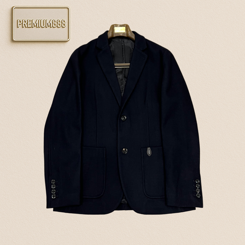 Berluti Bruetti Wool Blended Casual Single-Piece Buttoned Jacket