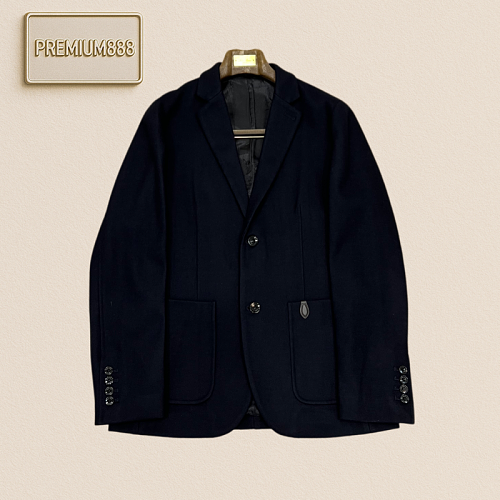 Berluti Bruetti Wool Blended Casual Single-Piece Buttoned Jacket