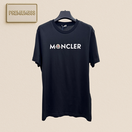 Mengkou Logo Letter Embroidered Short-Sleeved T-shirt