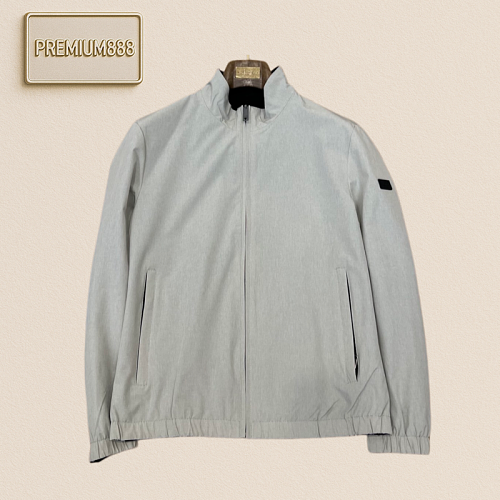 Zegna Jenia Stand-up Collar Reversible Casual Jacket