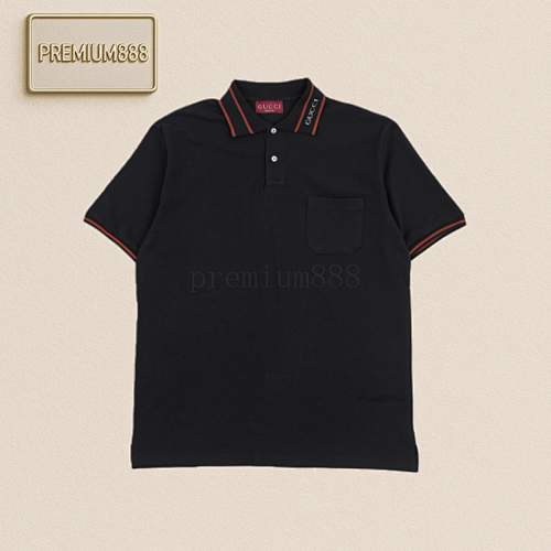 G 25ss G Letter Collar Polo Short-sleeved Shirt