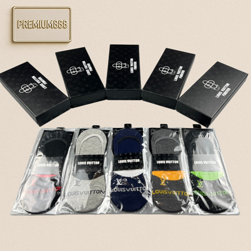 Louis Vuitton LV Invisible Socks - Stockings - Shorts - Top-quality In The Market Excellent Quality Grea