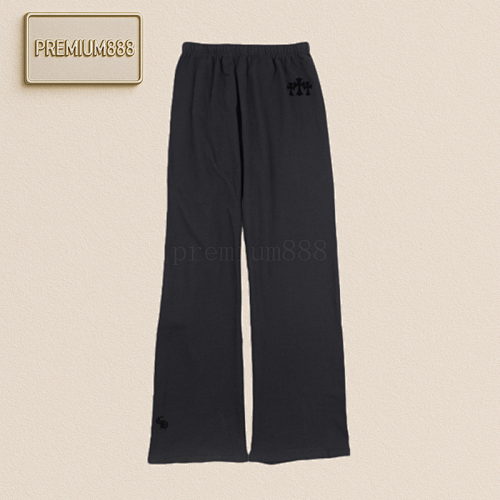 Chrome Hearts Loose Straight-leg Trousers With Flocking Technique