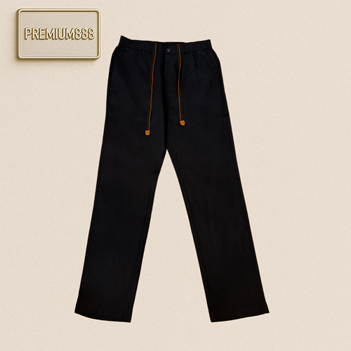 Loro Piana Linen Blended Drawstring Casual Pants