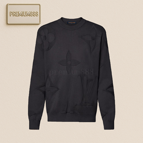 Louis Vuitton LV Four-leaf Clover Woolen Long Sleeves