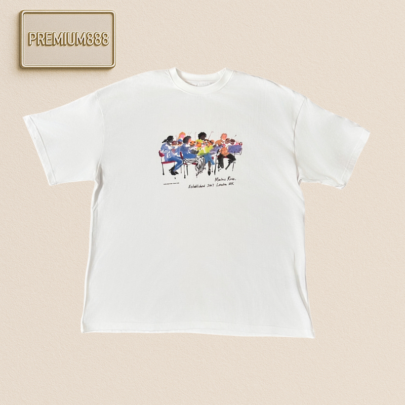 MR White Violin Concert Short Sleeve
