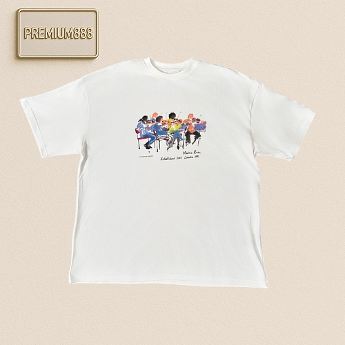 MR White Violin Concert Short Sleeve