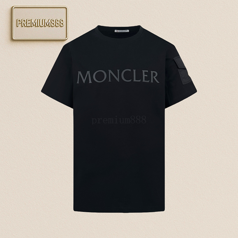 Moncler Mo Ncler Logo Patch Pocket Short Sleeves