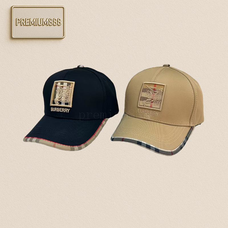 Burberry Baseball Cap New Reworked High-end And Elegant Versatile Suitable For Both Men An