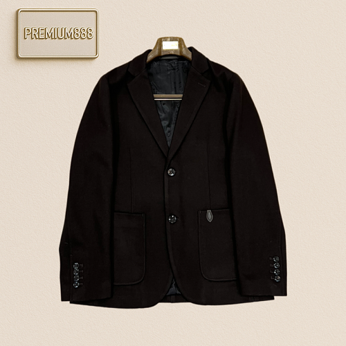 Berluti Bruetti Wool Blended Casual Single-Piece Buttoned Jacket