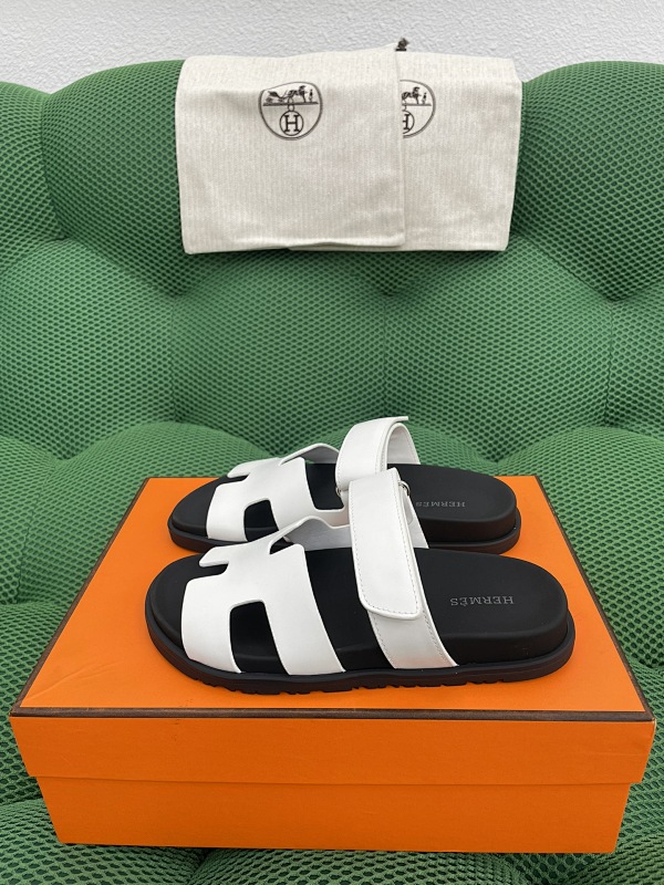 Hermès Herm Ès Chypre Suede And Moedskin Functional Sandals