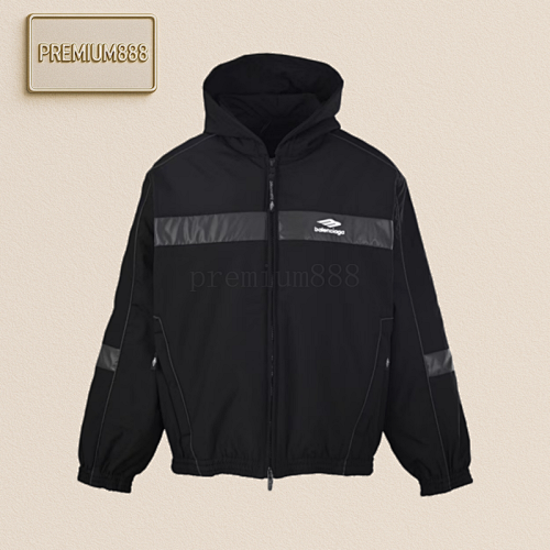 Balenciaga Reflective Logo Parka
