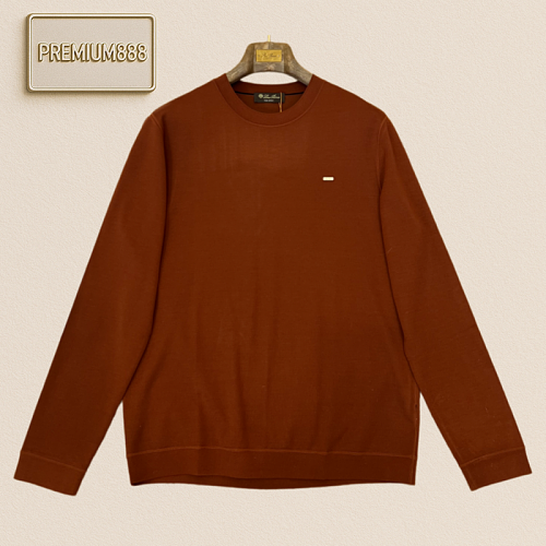 Loro Piana Basic Round-neck Knitted Base Top