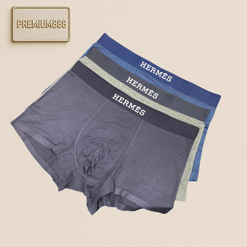 Hermès H Brand Fashionable Essential Men's Underwear. It Features Seamless Stitching Seamless Pre