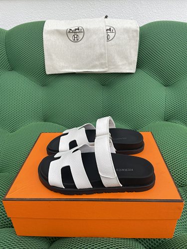 Hermès Herm Ès Chypre Suede And Moedskin Functional Sandals