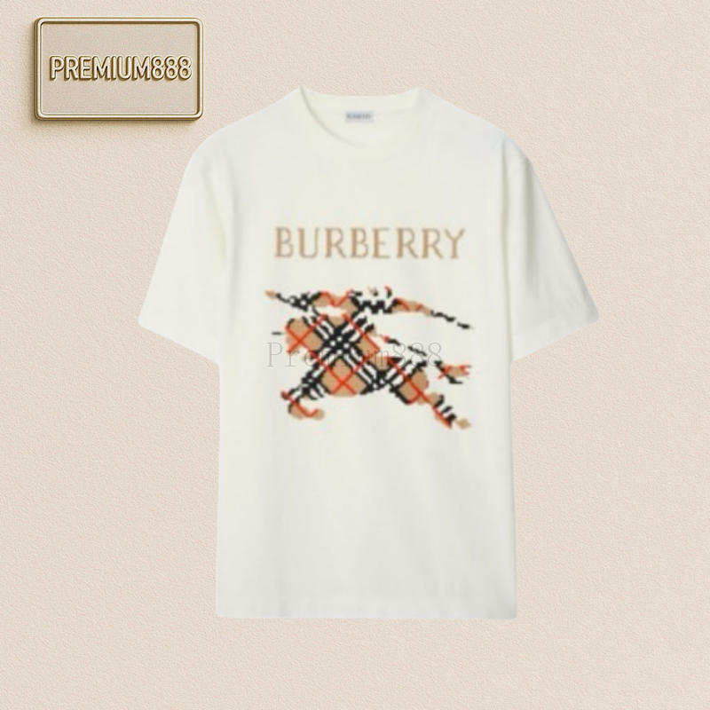 Bbr Plaid Warhorse Round Neck Short Sleeve
