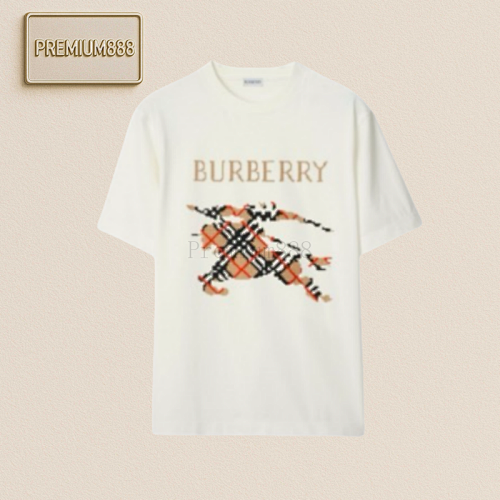 Bbr Plaid Warhorse Round Neck Short Sleeve