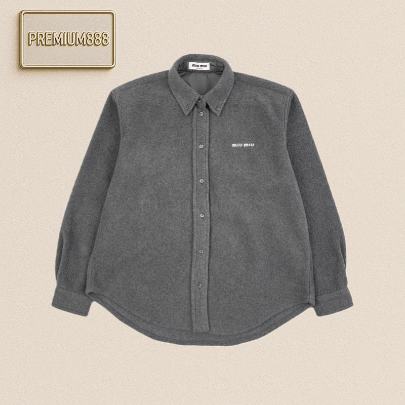 Miumiu Suede Coat And Shirt
