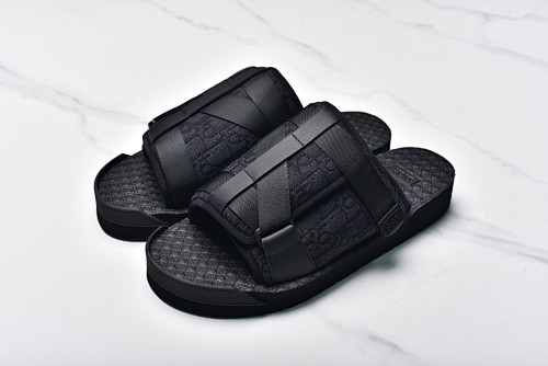 Dior Alpha Obique Electro-embroidered Fashion Slippers