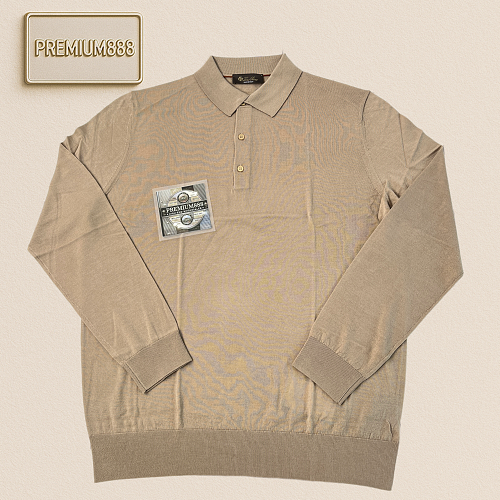 LP Autumn Winter New Collection Icewish - King's Gift Series - Wool Polo Shirt With Long S