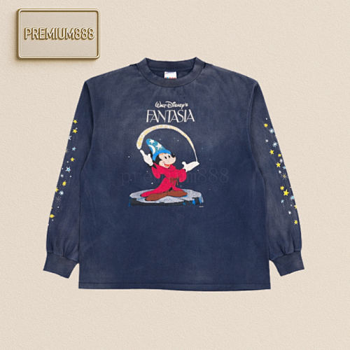 Saint Michael 25ss Fantasia Mickey Print Long Sleeve