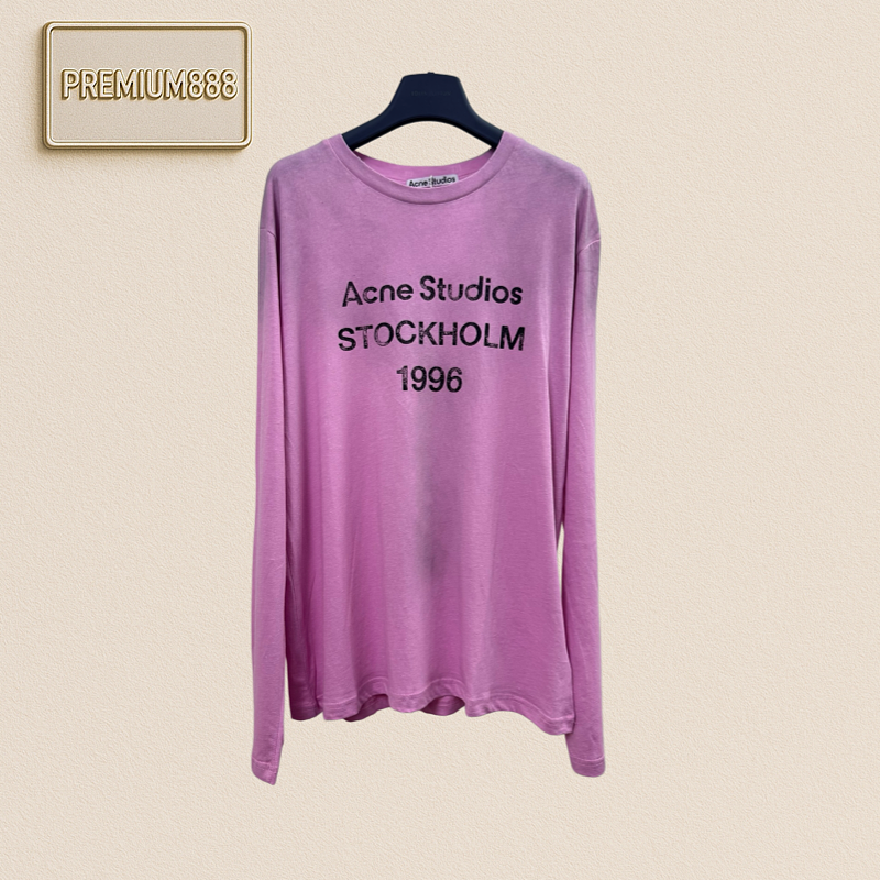 Acne Studios Mud-Dye Washed Vintage Long-Sleeved T-Shirt