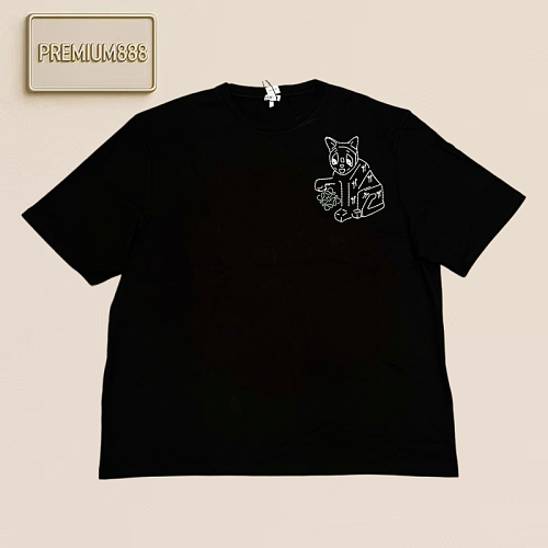 Loriwei Porcelain Big Cat Short Sleeve - Black