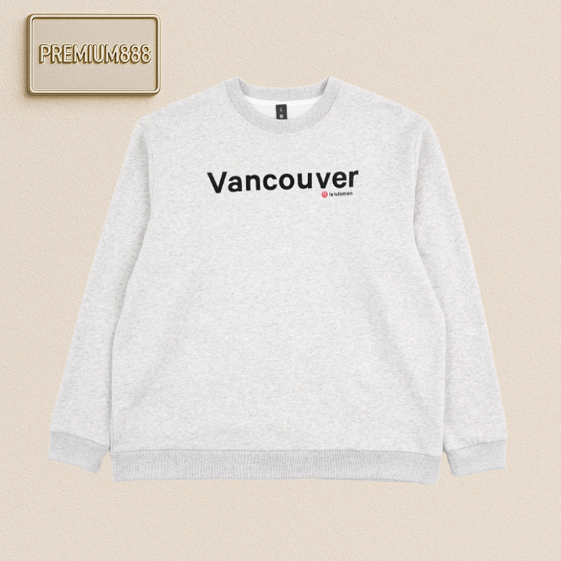 Lulu 25Fw Vancouver Limited Edition Crew Neck Sweatshirt