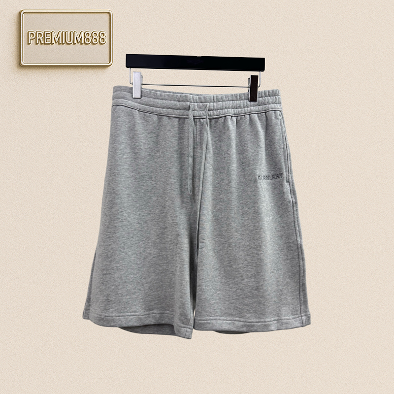 Burberry Classic Letter Embroidery Drawstring Shorts