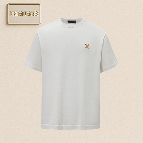 Small Leather Fabric Short-sleeved Shirt