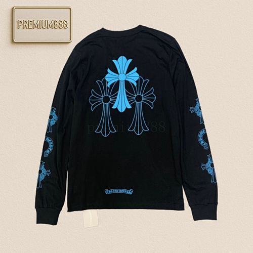 A Limited Edition Of 32 Pure Cotton Long-sleeved Shirts With A Simple Cross Sanskrit Lette