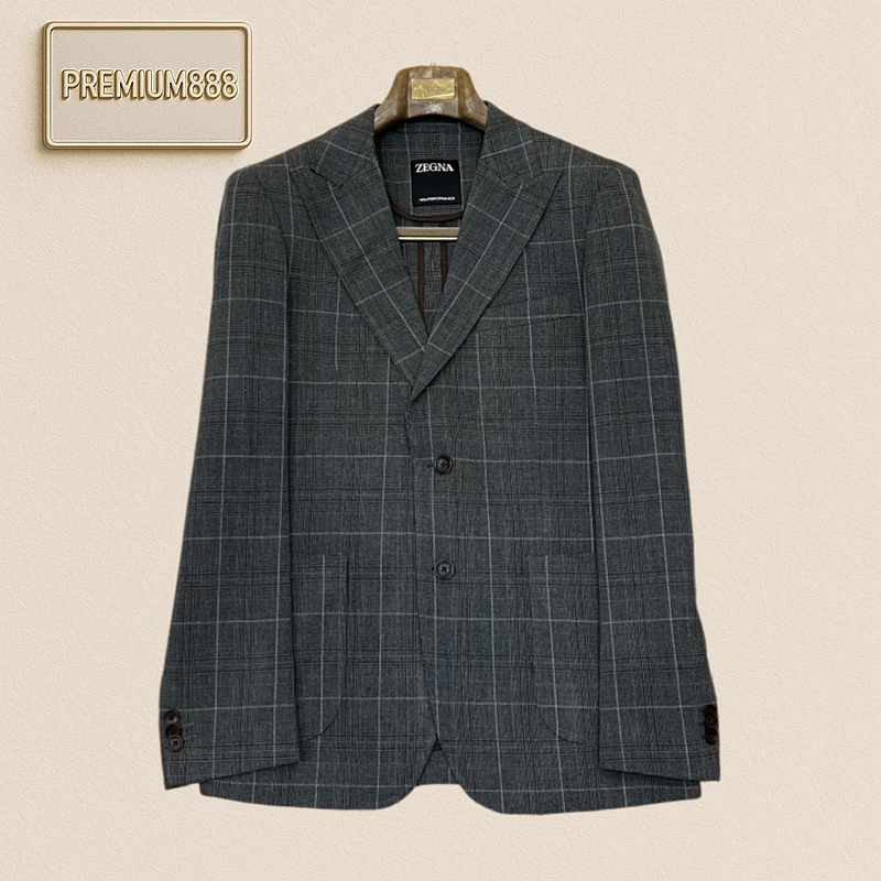 Zegna Welsh Check Casual Jacket For Men