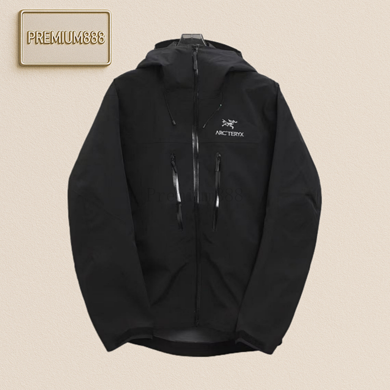 Arc'teryx Beta Series Hooded Down Jacket Black & Warm Grey