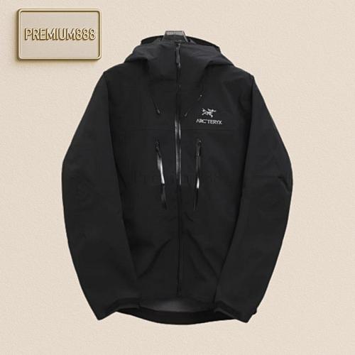 Arc'teryx Beta Series Hooded Down Jacket Black & Warm Grey