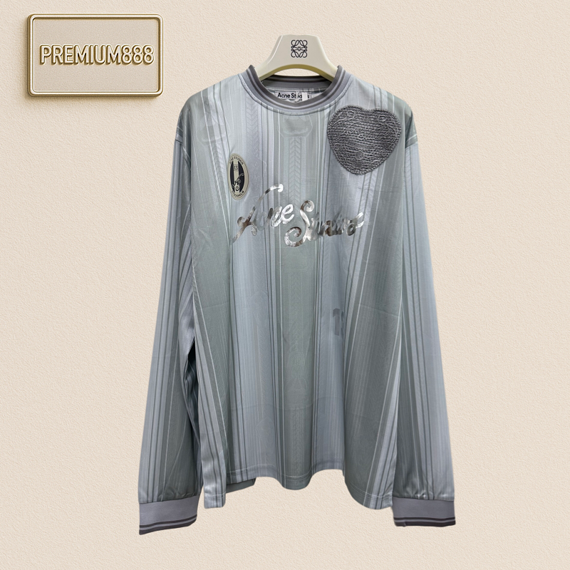 Acne Studios Spring Summer Football Uniform - Technological Jacquard Fabric With Logo Long