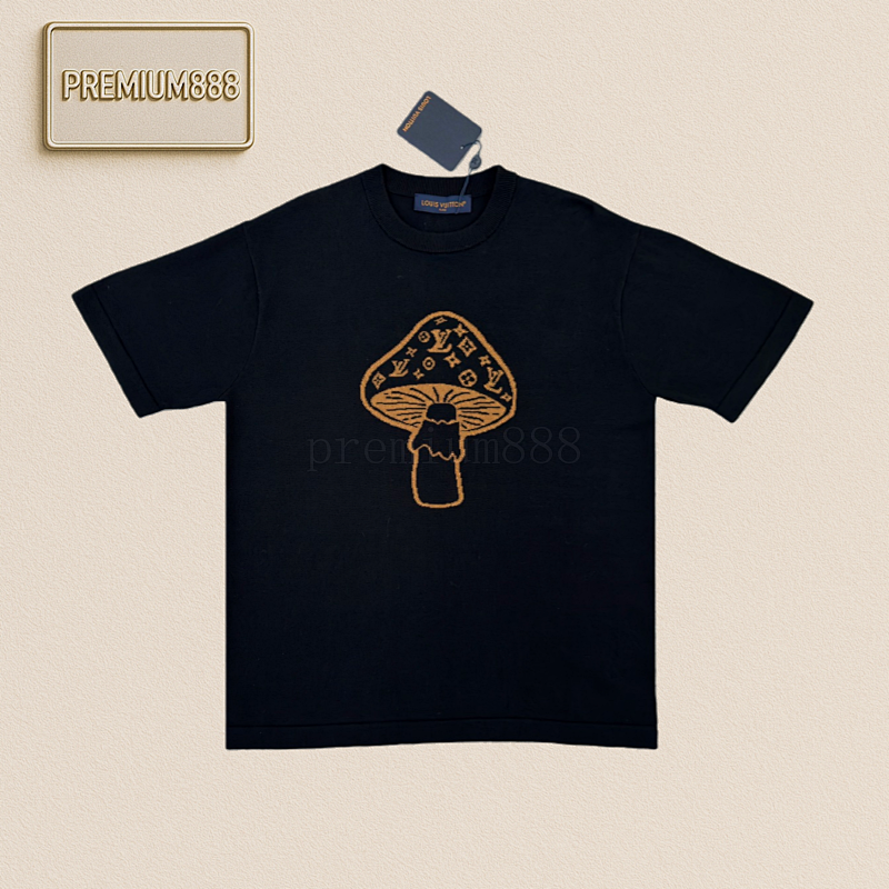 Louis Vuitton LV Mushroom Wool Short-sleeved Shirt