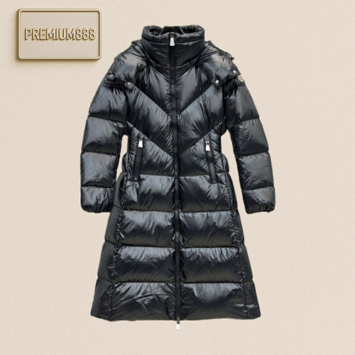 Moncler Mid-length Cinched-waist Down Jacket