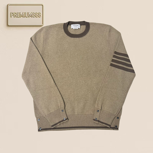 TB Multi-color Round-neck Knit Sweater