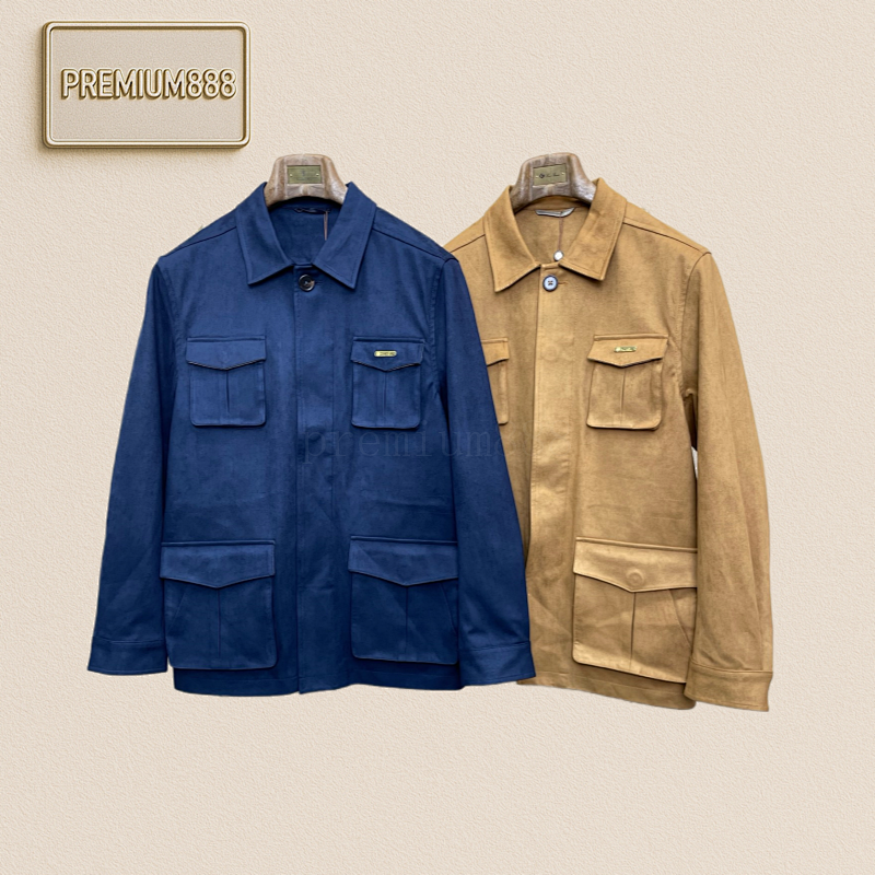 LP-Loro Piana Exclusive Supply Of New Autumn And Winter Jackets. Suede Lapel Jackets Are R