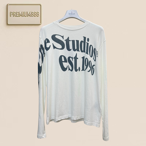 Acne Studios Lettered Colorful Long-Sleeved T-shirt