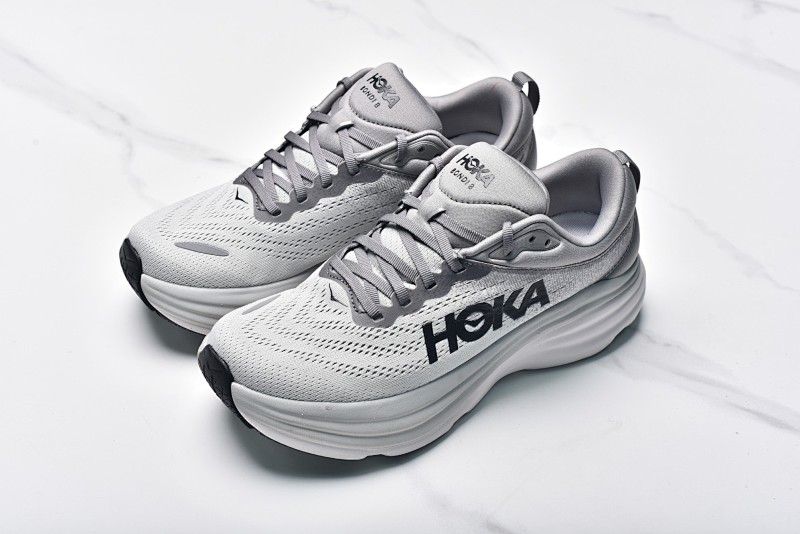 Hoka One Bondi 8 Grey