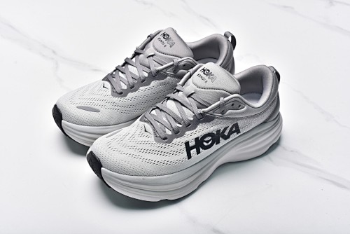 Hoka One Bondi 8 Grey