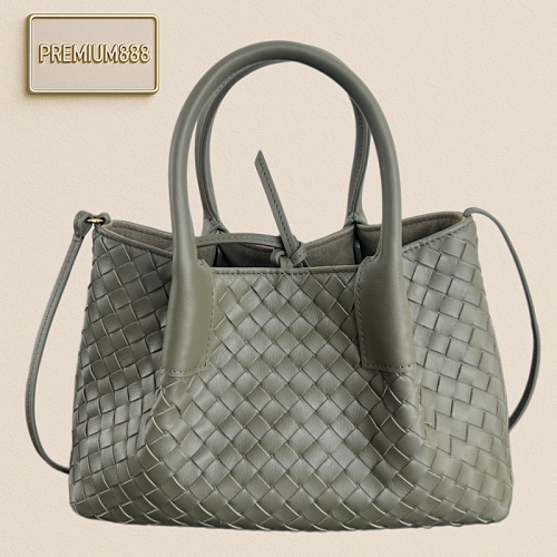 The New Pinacoteca Small Tote Bag From BV In Early Spring Features BV's Signature Weaving