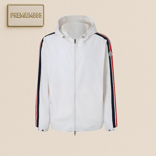 Moncler Light Jacket With Webbing Trim