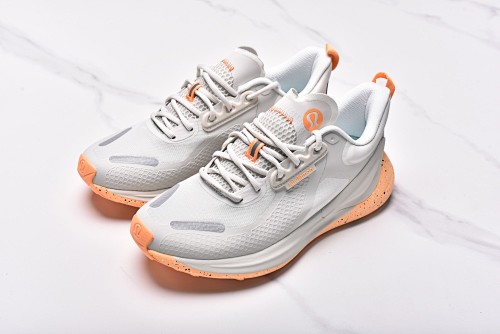Lululemon Blussfeel Trail Running Shoe Grey Orange